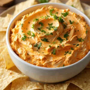 Cheesy Crock Pot Buffalo Chicken Dip Recipe