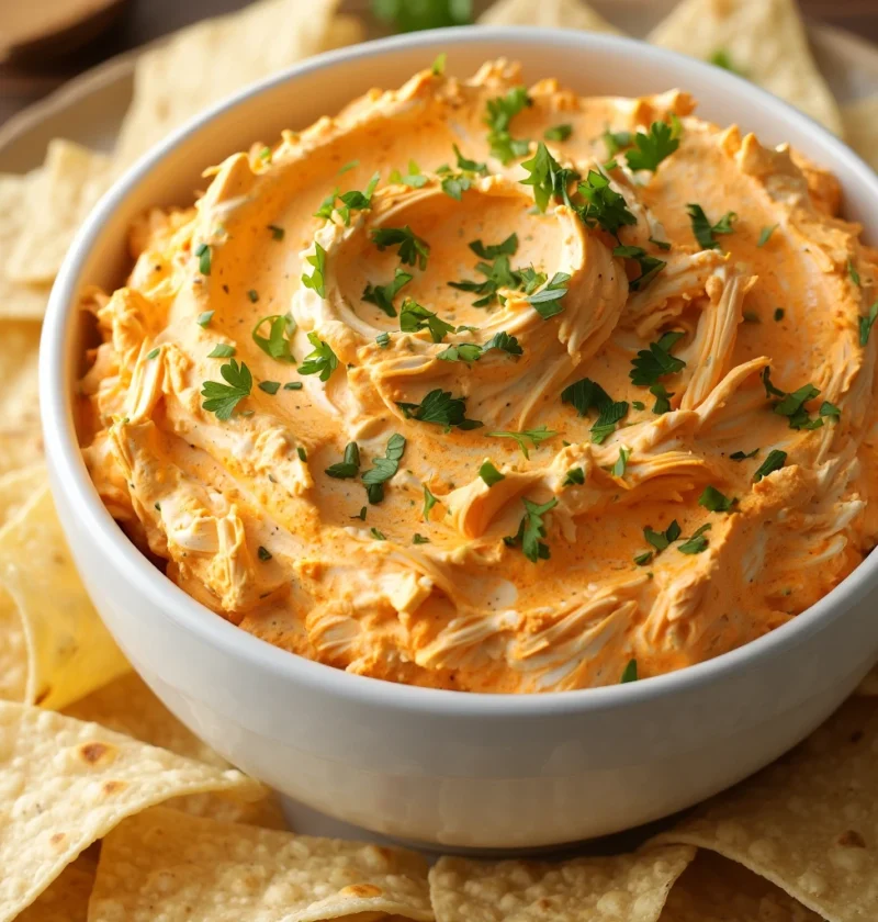 Easy Cheesy Buffalo Chicken Dip Crock Pot Recipe Slow Cooker Buffalo Chicken Dip With Cream Cheese Best Crock Pot Buffalo ...