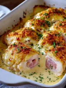 Chicken Cordon Bleu Casserole