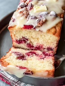 Cream Cheese Cranberry Loaf