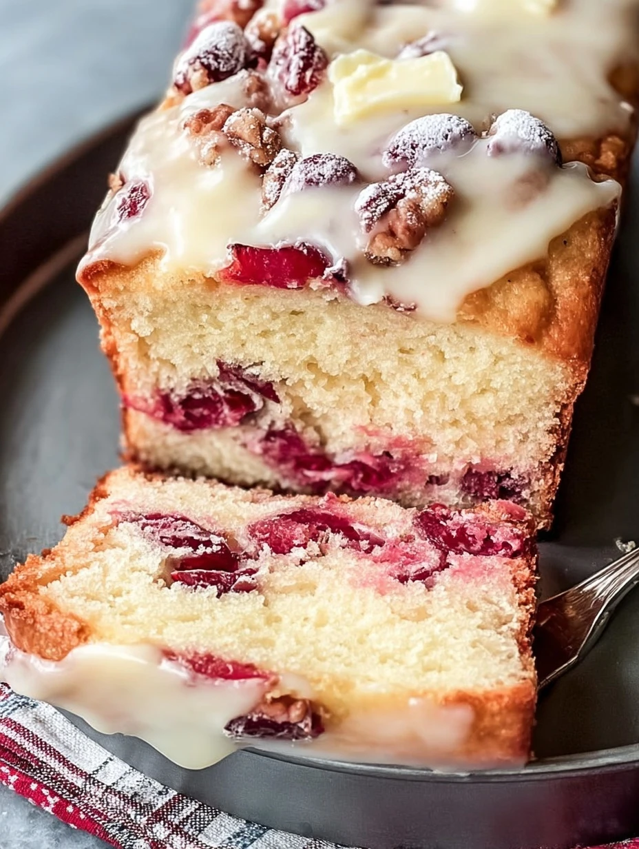 Cream Cheese Cranberry Loaf