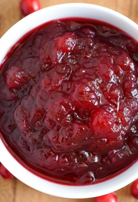 Easy Homemade Cranberry Sauce Recipe Best Cranberry Sauce Recipe For Thanksgiving Fresh Cranberry Sauce With Orange Zest S...