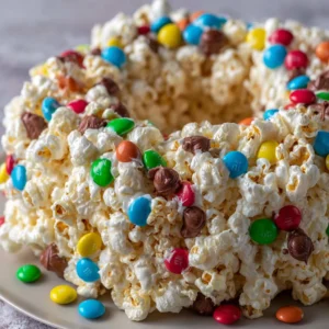 Popcorn Cake Recipe – Easy No-Bake Dessert Idea