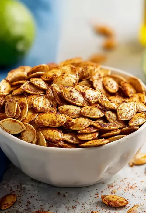 Spicy Chili Lime Pumpkin Seeds