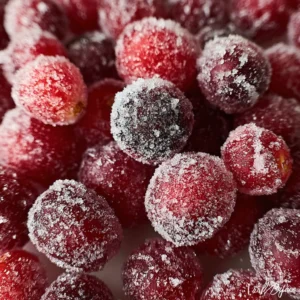 Sugared Cranberries Recipe