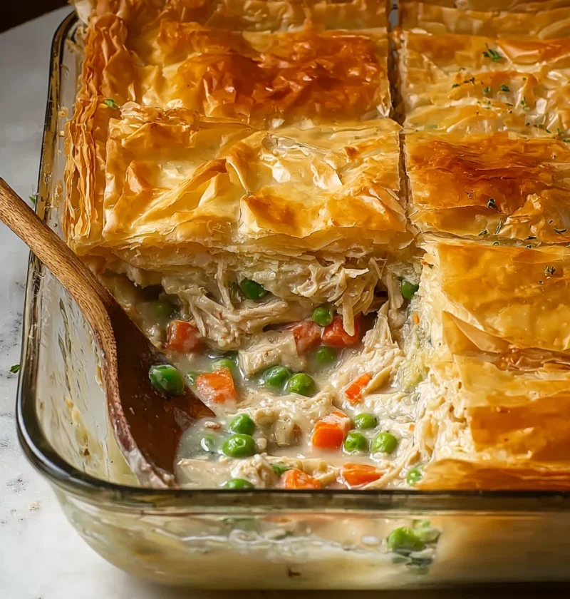 High Protein Chicken Pot Pie Recipe Best Protein-rich Chicken Pot Pie Healthy Chicken Pot Pie High Protein Low Carb High P...