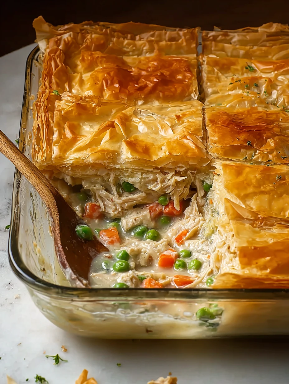 Irresistible High Protein Chicken Pot Pie