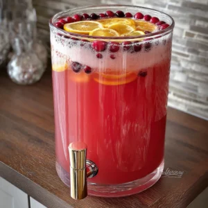 Holiday Cranberry Pineapple Punch