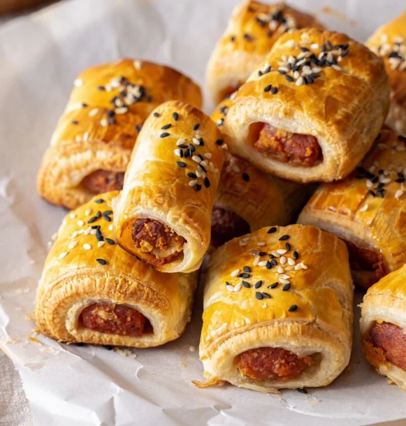 Homemade Sausage Rolls Recipe Easy Easy Sausage Rolls With Puff Pastry Quick And Easy Sausage Rolls Best Sausage Rolls Rec...