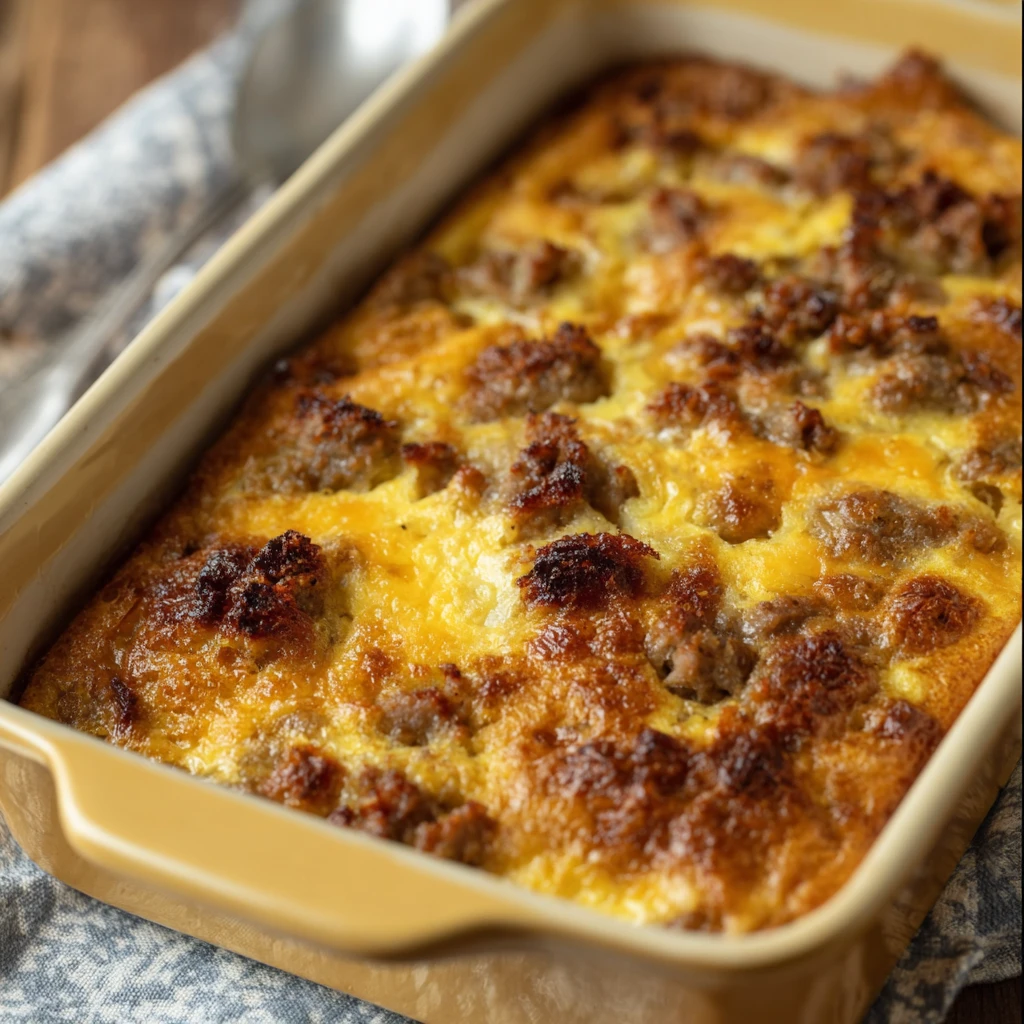 Overnight Breakfast Casserole Recipe