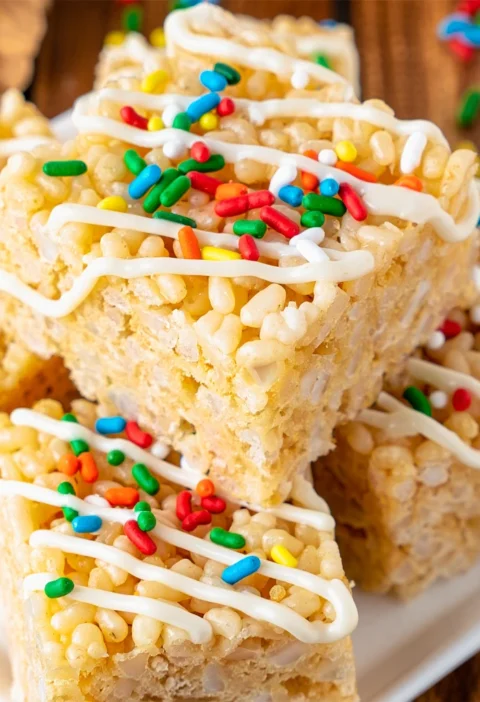 Sugar Cookie Rice Krispie Treats Recipe Best Sugar Cookie Rice Krispie Treats Easy Sugar Cookie Rice Krispie Bars Homemade...