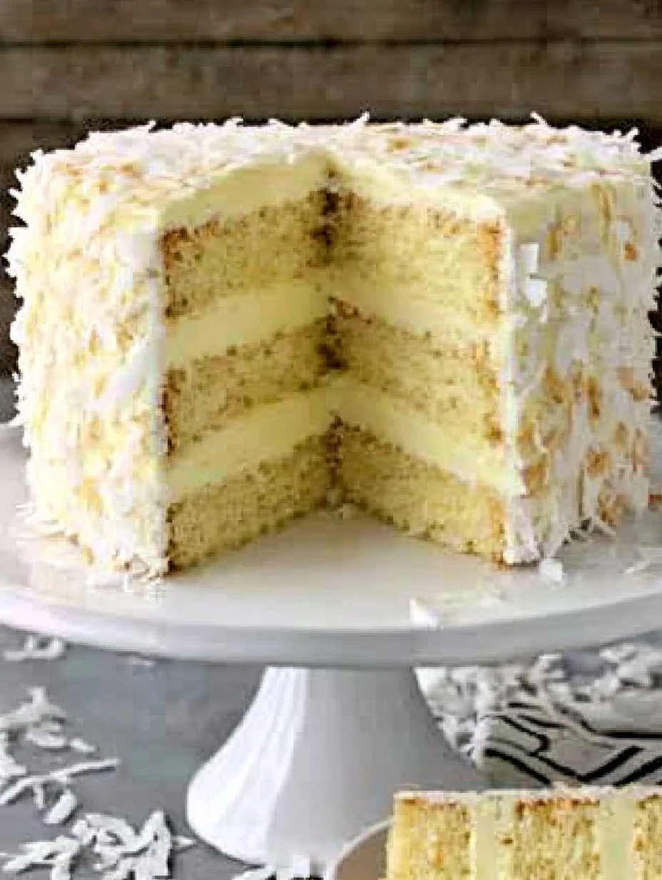 ITALIAN CREME COCONUT CAKE