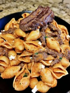 Creamy Paprika Steak Shells