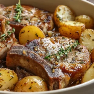 Crock Pot Pork Chops and Potatoes