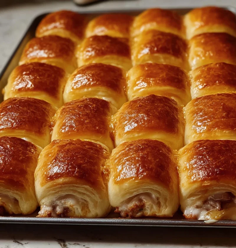 Homemade Sausage Cheese Croissant Recipe Easy Sausage Cheese Croissant Rolls Make Ahead Sausage Croissant Rolls Best Chees...