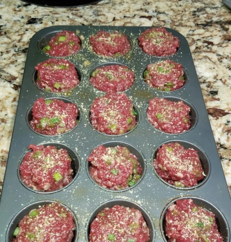 Make Meatloaf Muffin Pan