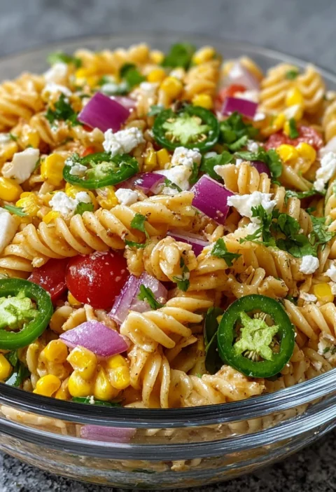 Mexican Street Corn Pasta Salad