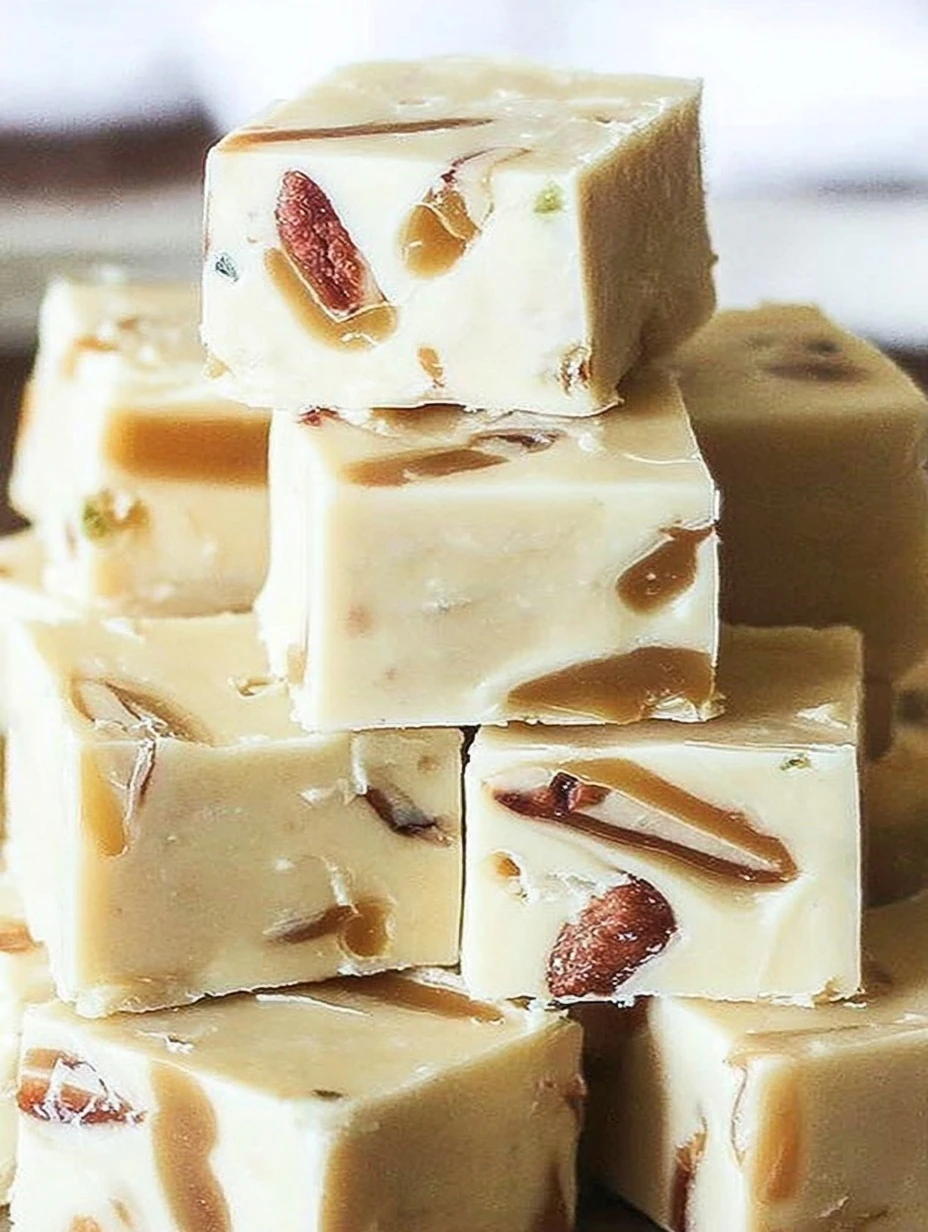 White-Chocolate-Caramel Fudge