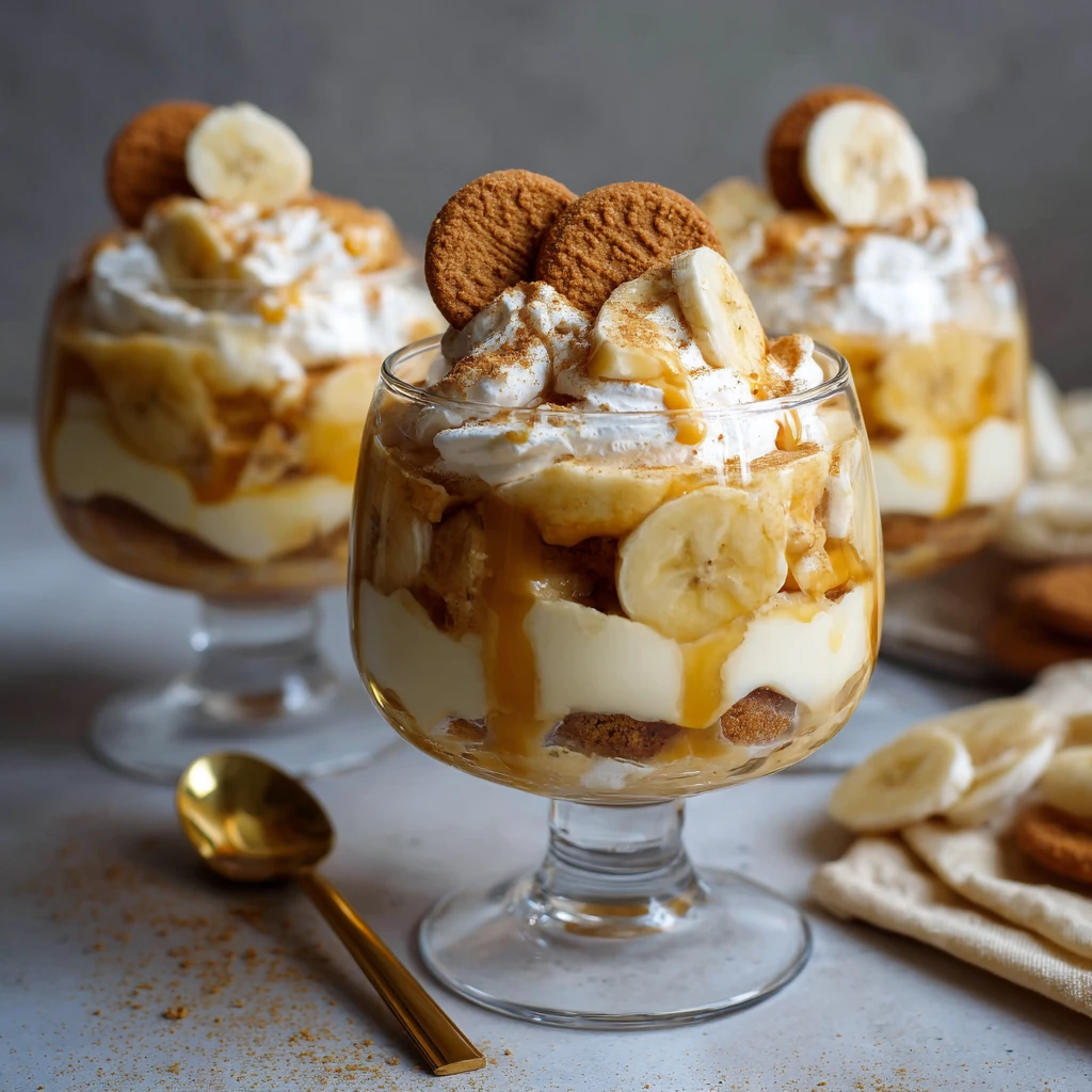 Biscoff Banana Pudding : Savory & Delight
