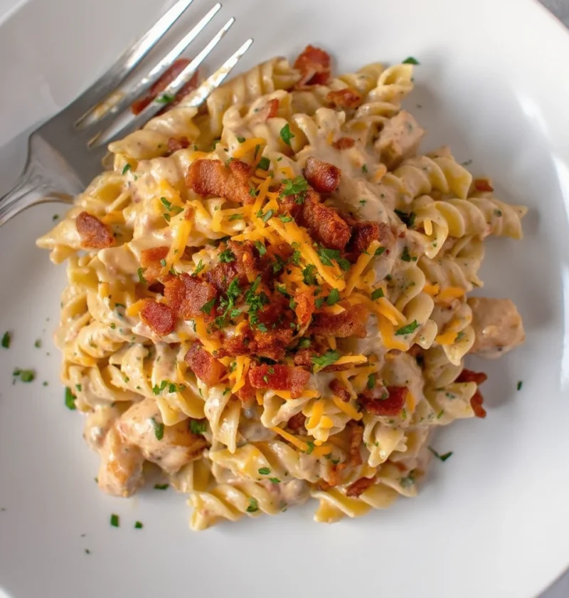 Chicken Bacon Ranch Pasta