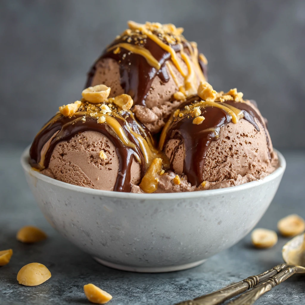 Chocolate Peanut Butter Ninja Creamy Protein Ice Cream
