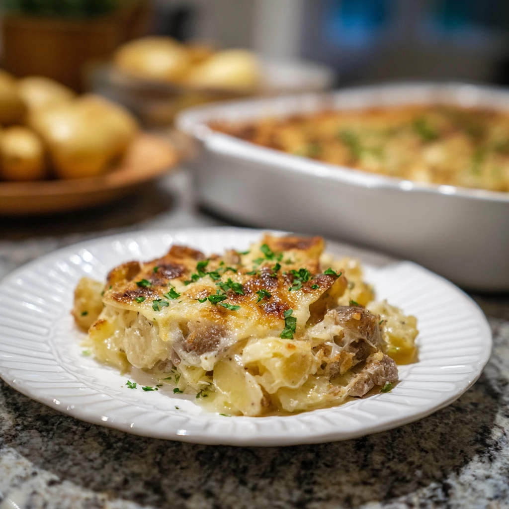 Cozy Potato Casserole For Dinner