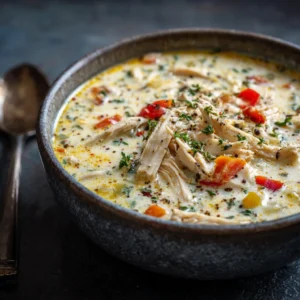 Creamy Chicken Soup For Cold Days