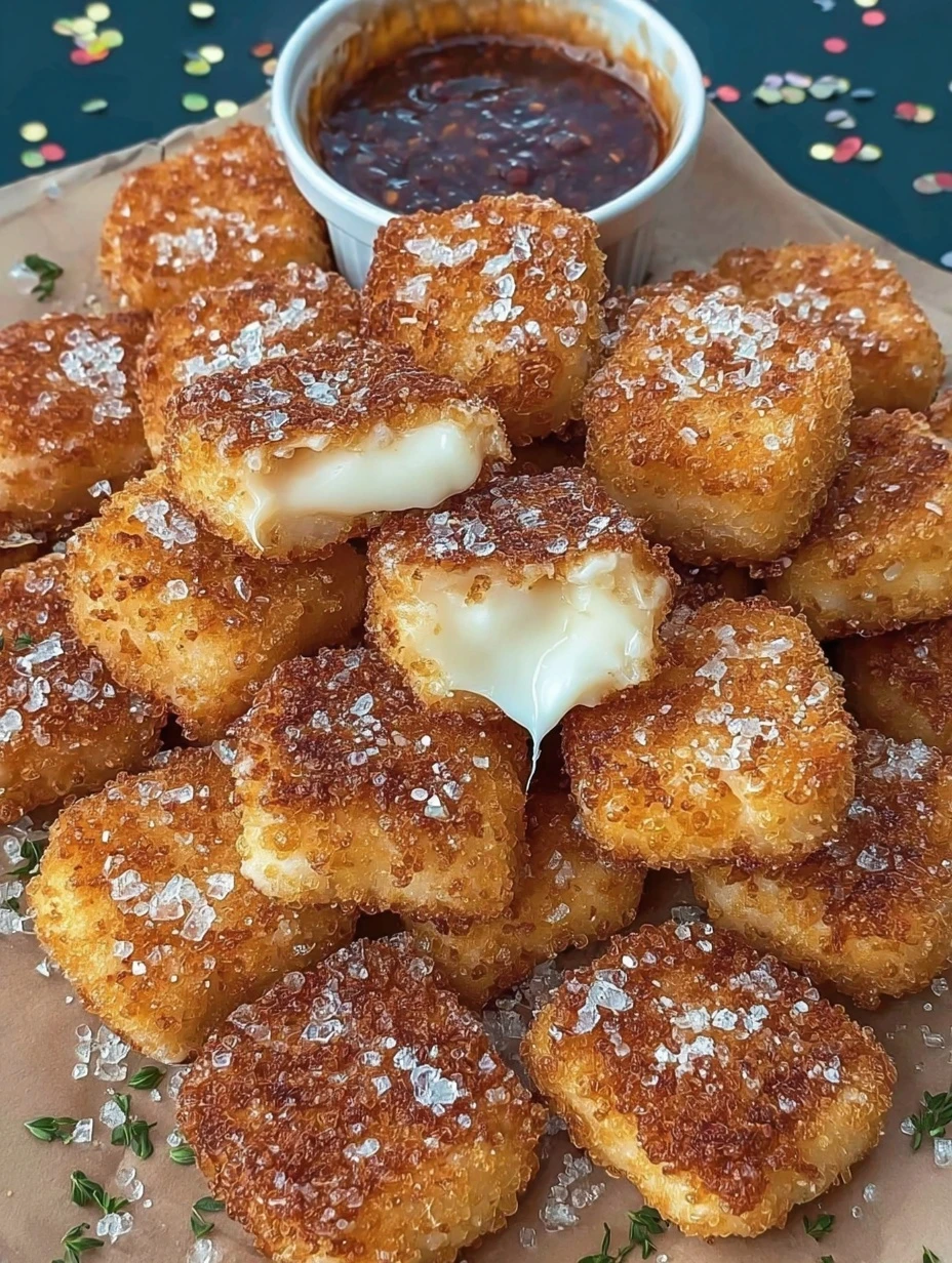 crispy fried cheese bites