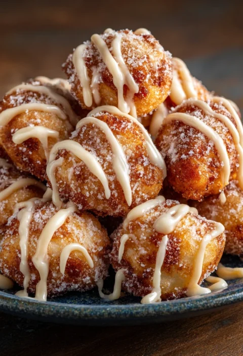 Peasy Apple Fritter Bites