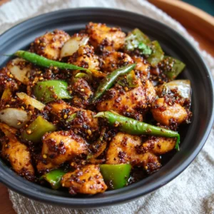 Easy & Quick Black Pepper Chicken