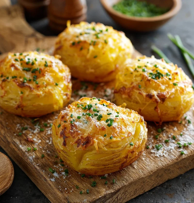 Golden Duchess Potatoes Parmesan Chives