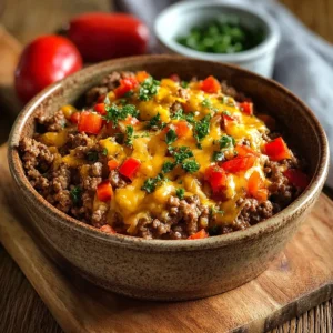 High-Protein Cheeseburger Bowls: An Incredible Ultimate Recipe