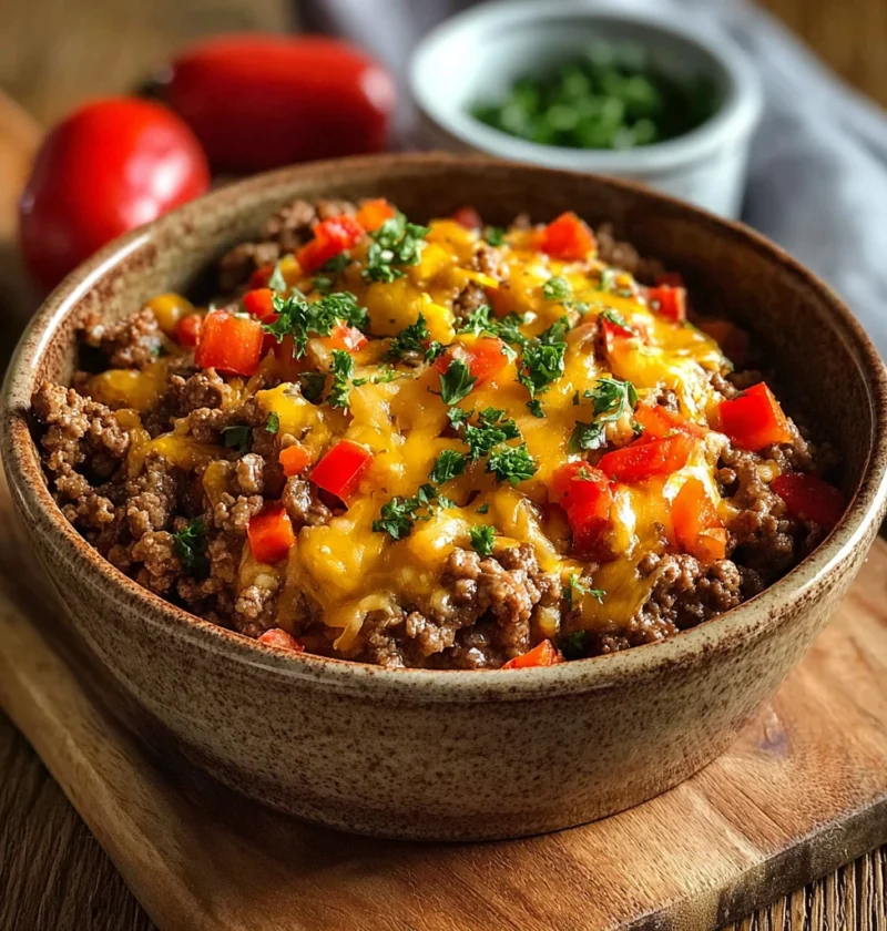 Highprotein Cheeseburger Bowls Incredible Ultimate Recipe