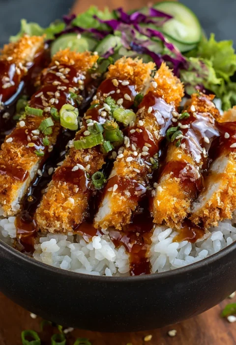 Japanese Katsu Bowls Tonkatsu Sauce