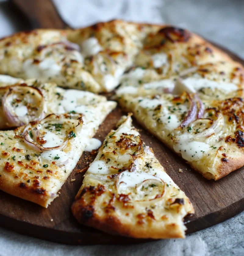 Pizza Night Creamy White Garlic Sauce Recipe