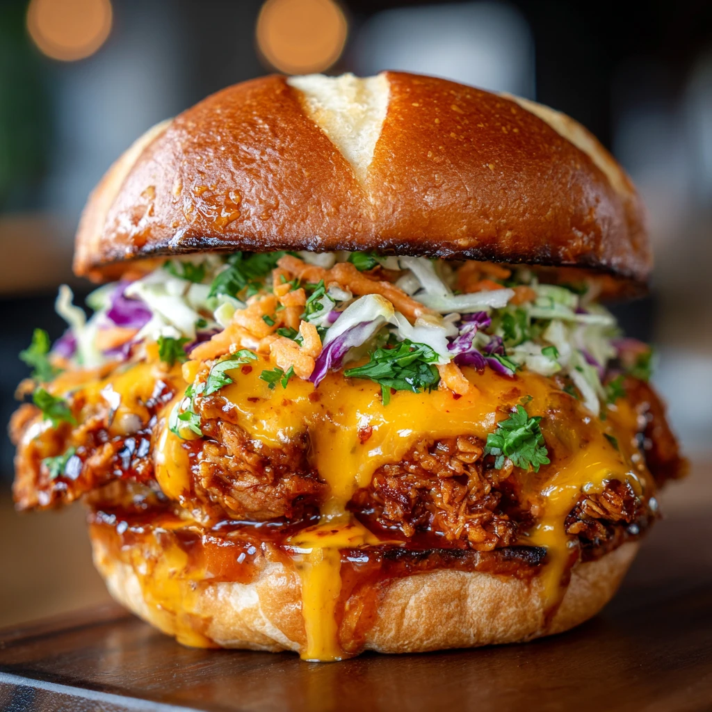 Spicy Bang Bang Chicken Sandwich : Crispy, Saucy & Irresistible