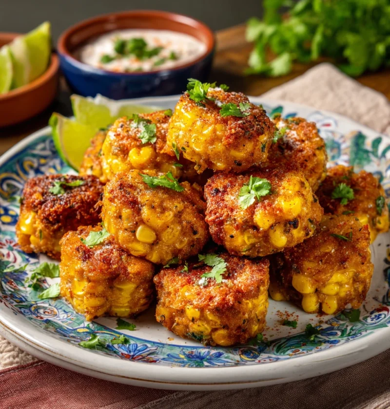 Spicy Mexican Corn Bites