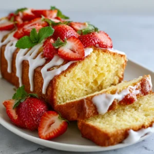 Step by Step Strawberry Pineapple Pound Cake Recipe