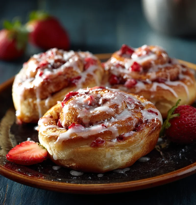 Strawberry Cinnamon Rolls Recipe