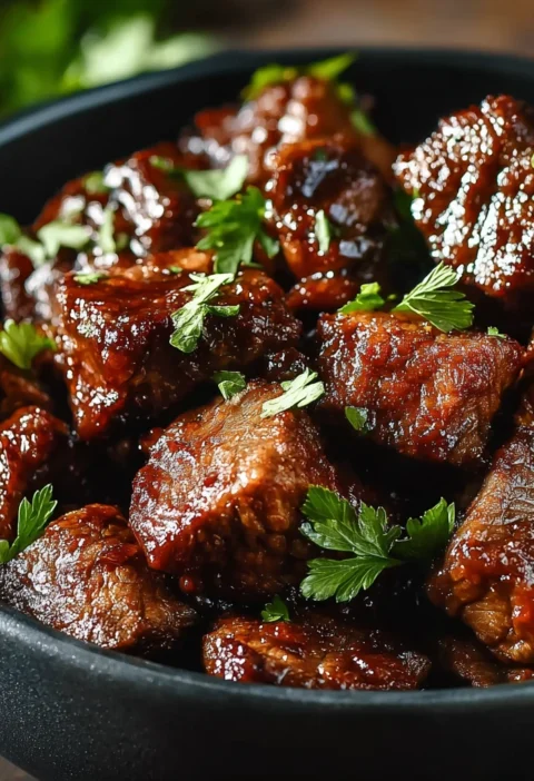 Sweet Sticky Steak Bites Amazing Ultimate Recipe