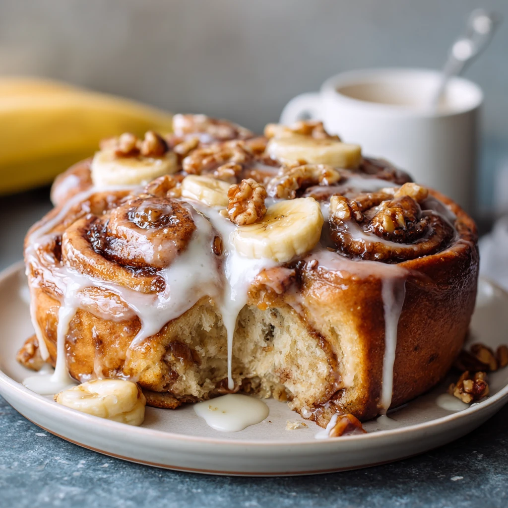 The Best Banana Bread Cinnamon Rolls