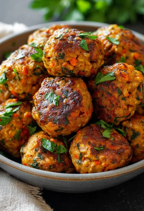 Vegan Sweet Potato Meatballs