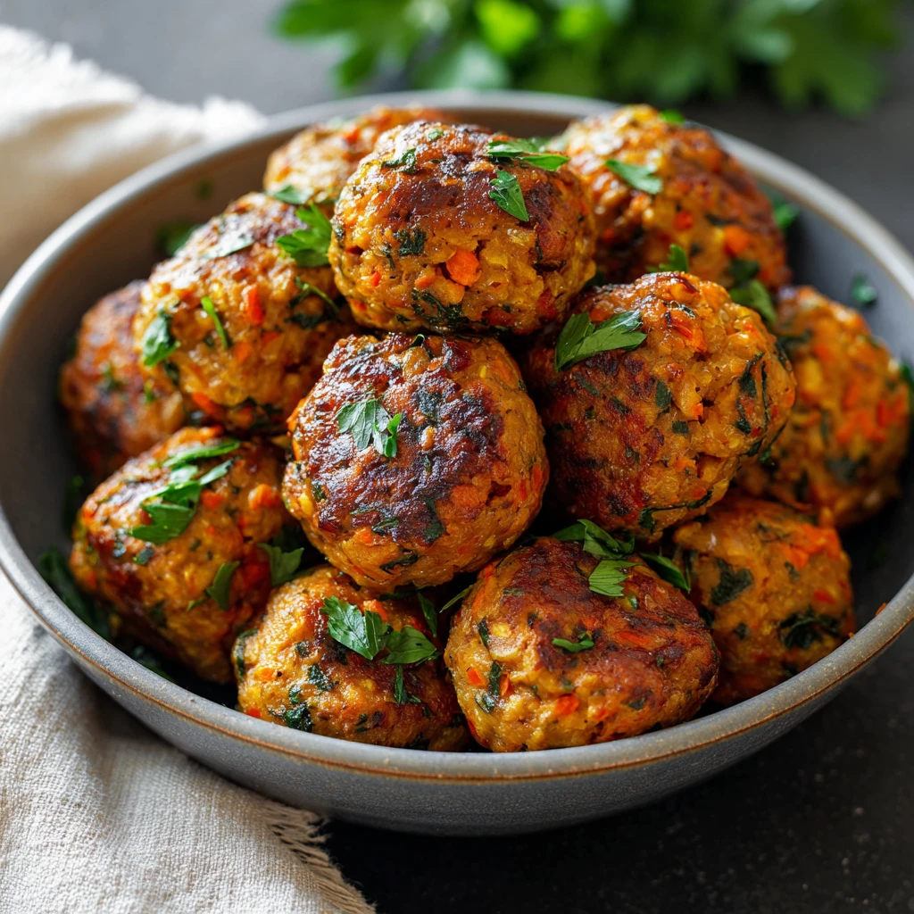 Vegan Sweet Potato Meatballs