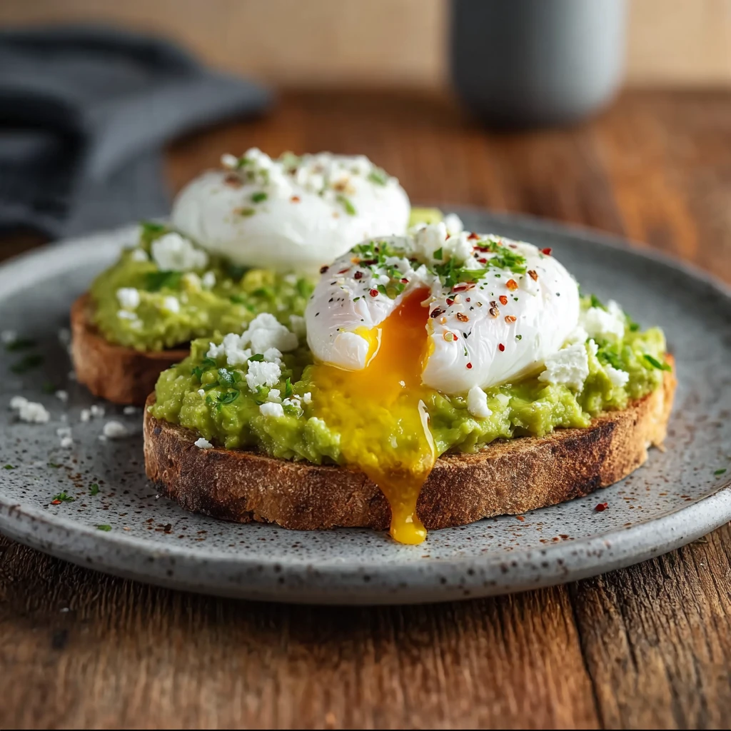 Avocado Toast with Jammy Eggs