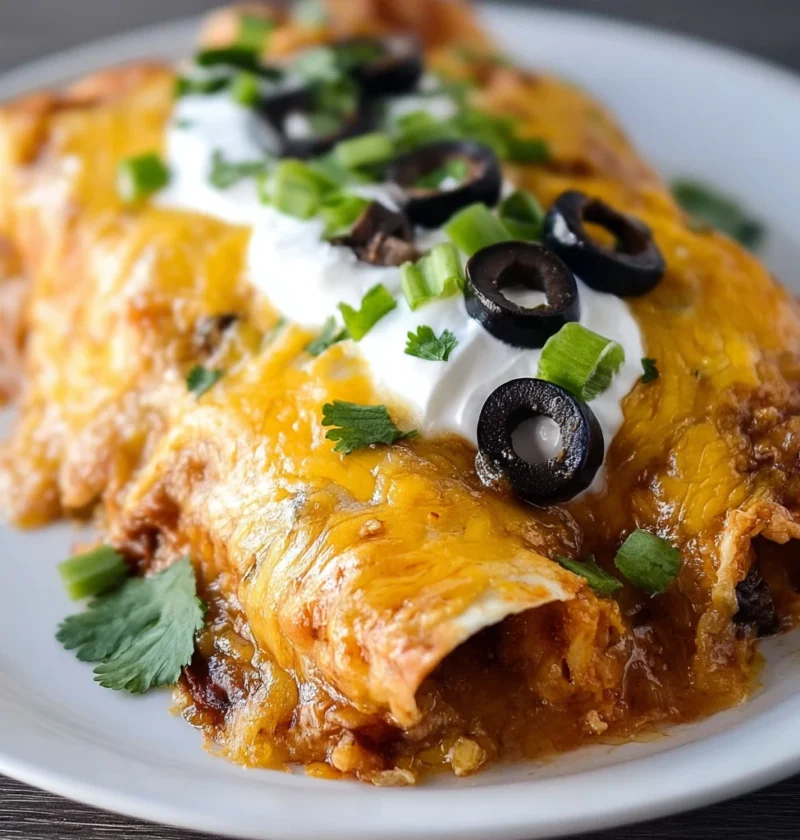Black Bean Potato Green Chile Enchiladas Recipe