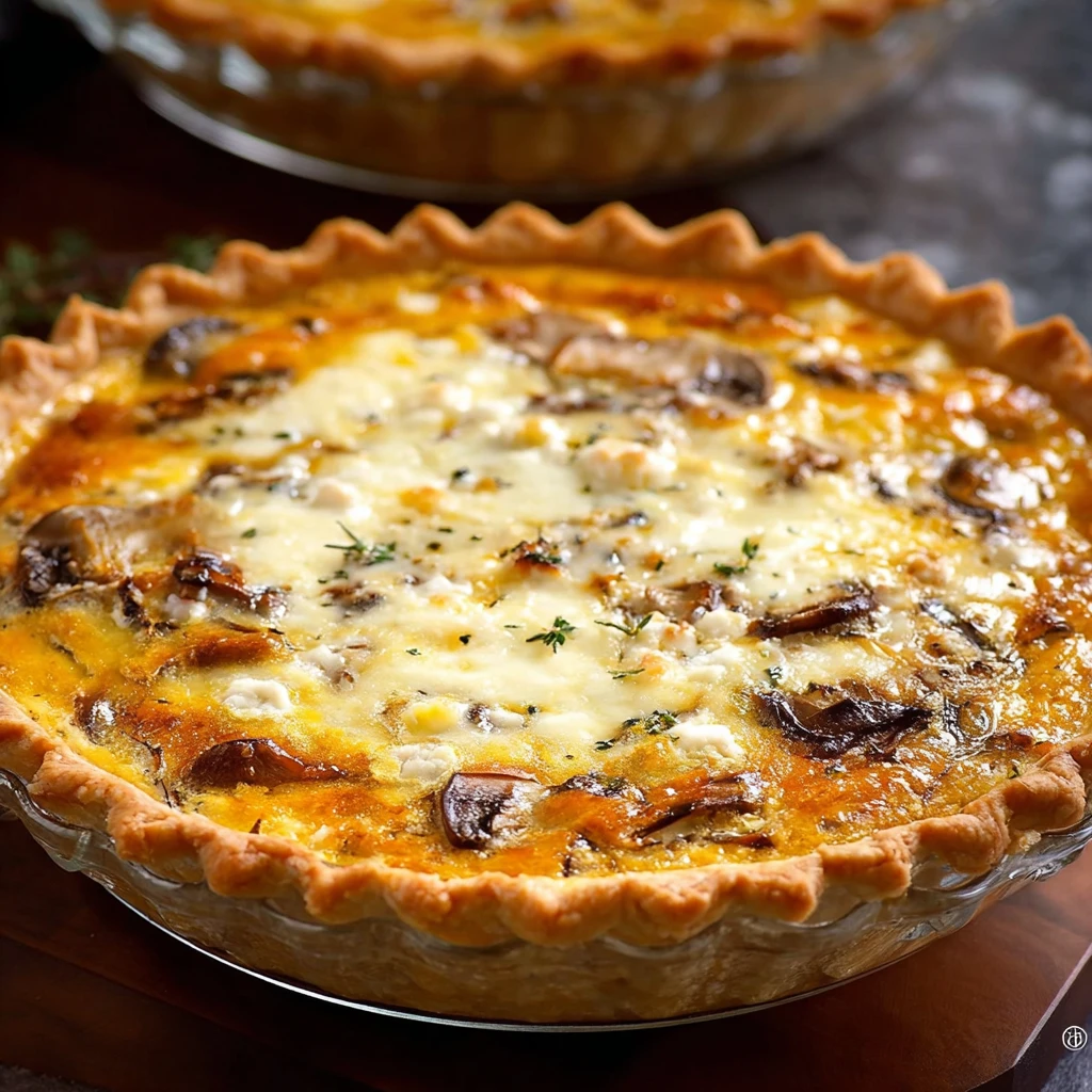 Butternut Squash, Goat Cheese and Caramelized Onion Quiche Recipe