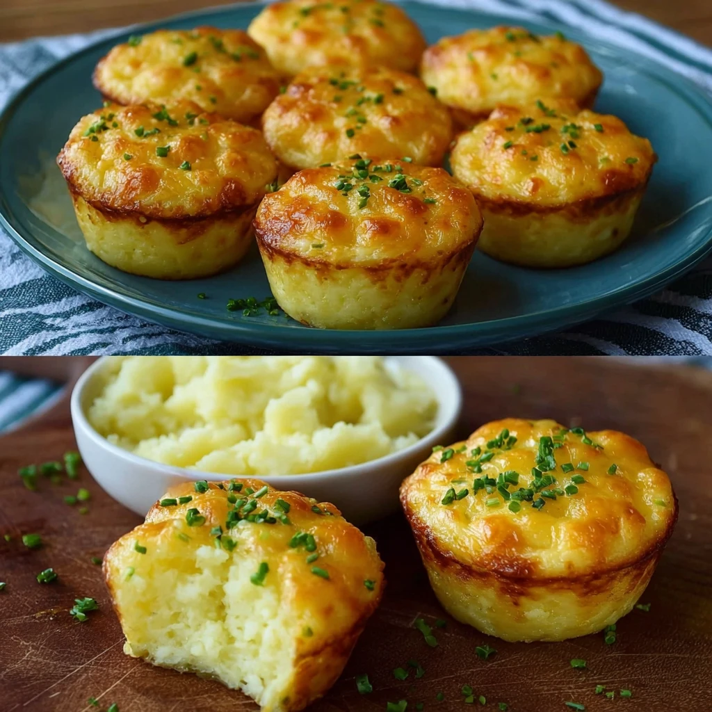 Cheesy Mashed Potato Puffs
