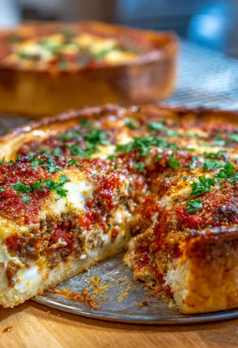 Chicagostyle Deep Dish Pizza Recipe