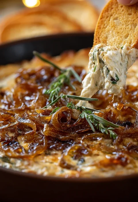 Creamy Baked Caramelized Onion Dip Ultimate Party Spread