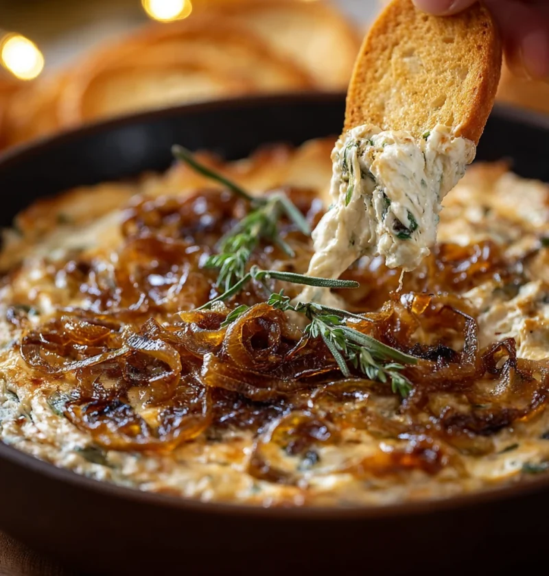 Creamy Baked Caramelized Onion Dip Ultimate Party Spread